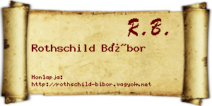 Rothschild Bíbor névjegykártya